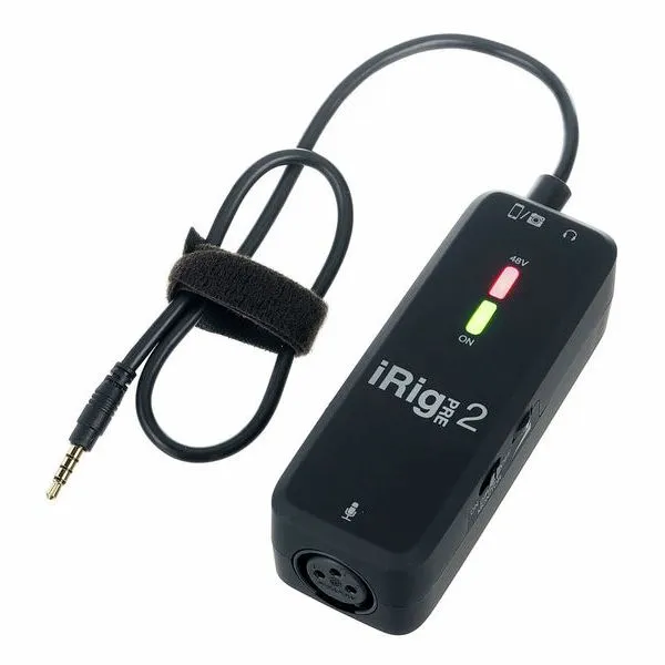 interfaz ik multimedia irig pre 2 | microfono, transmision +48v interfaz ik multimedia irig pre 2 | microfono, transmision +48v