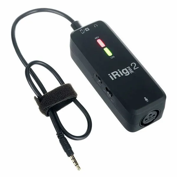 interfaz ik multimedia irig pre 2 | microfono, transmision +48v interfaz ik multimedia irig pre 2 | microfono, transmision +48v