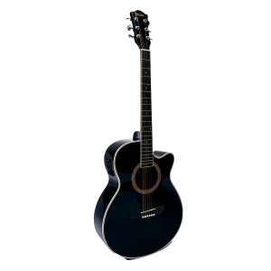 guitarra electroacustica l706 bk nt kl vasil color negro