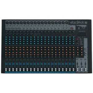 LD Systems VIBZ 24 DC | Consola Analógica Profesional de 24 Canales con Efectos Digitales y Compresor