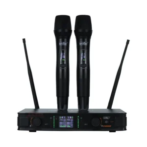 microfono inalambrico doble uhf grober wm333r