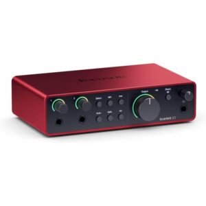 interfaz focusrite scarlett 2i2 (4ta generaciÓn) usb 2.0