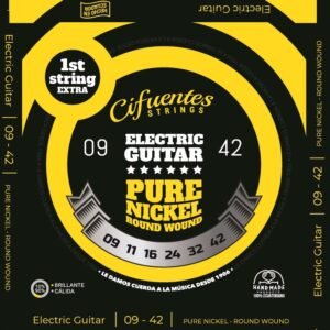 juego de cuerdas cifuentes electrica 9 42 pure nickel